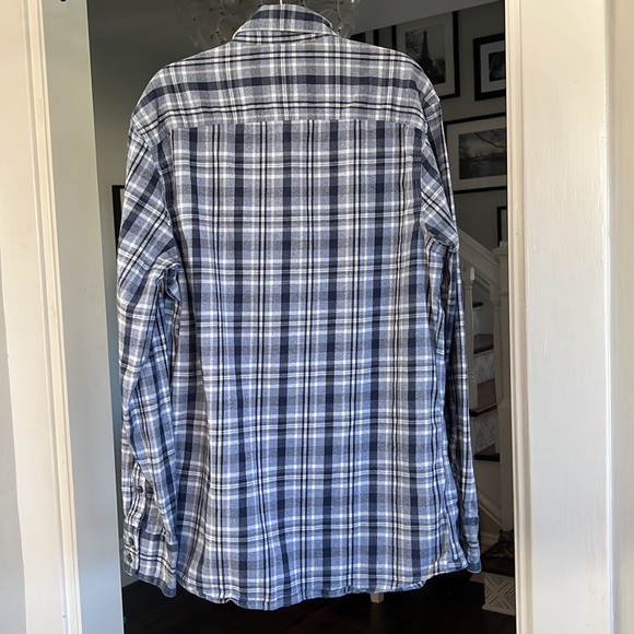 1901- trim fit, stretch plaid, long sleeve shirt - Picture 5 of 5